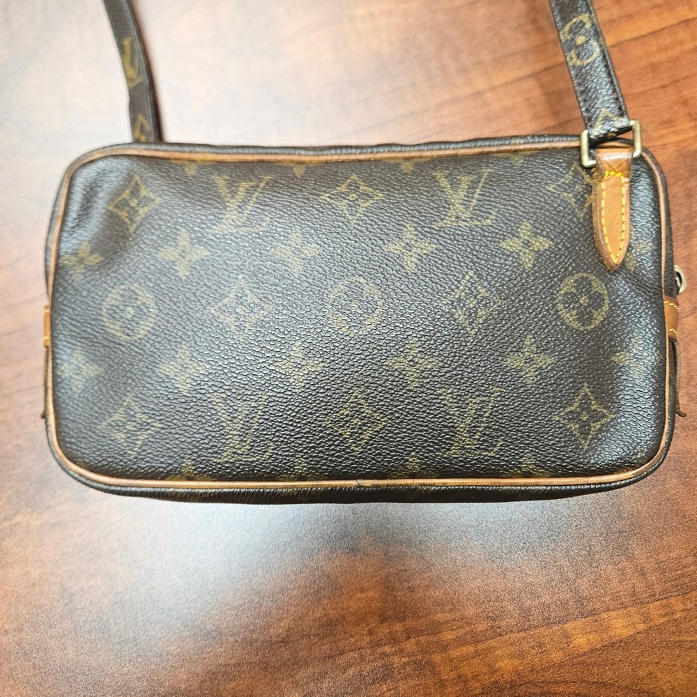 Louis Vuitton Marly Bandouliere Monogram Crossbody Bag Vintage SL0070 FR - Picture 5 of 14